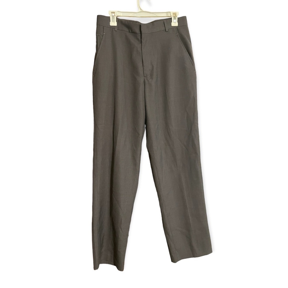 Mens Kenneth charcoal gray Cole reaction dress pants 31x32